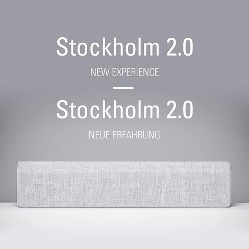 مكبر صوت بلوتوث Vifa Stockholm 2.0، مكبر صوت بتصميم نورديك، مكبر صوت عالي الأداء، مكبر صوت لاسلكي عالي الأداء مع تطبيق ذكي ونظام متعدد الغرف (رمادي بيبل) in Saudi Arabia