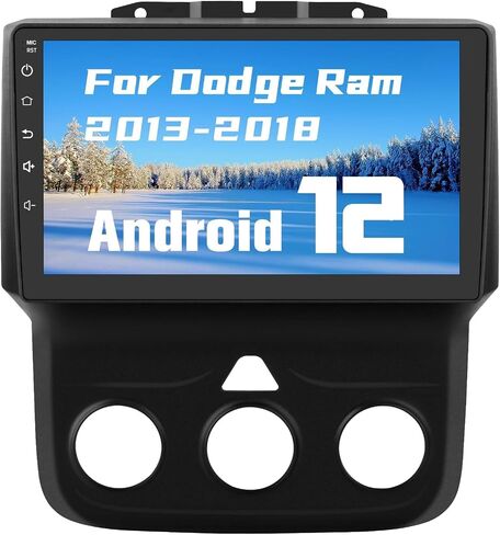 Android 2GB+32GB Car Stereo Radio for Dodge Ram 1500 2500 3500 2013-2019 9 inch Touchscreen Car Radio with Wireless CarPlay Android Auto Car Audio Support Bluetooth WiFi GPS FM RDS SWC in Saudi Arabia