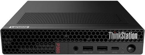 Lenovo ThinkStation P360 Tiny Business Mini Desktop (Intel i7-12700T 12-Core, 64GB DDR5 4800MHz RAM, 1TB PCIe SSD, T400, WiFi, Bluetooth, HDMI, USB 3.2, Win 11 Pro) with G2 Universal Dock in Saudi Arabia