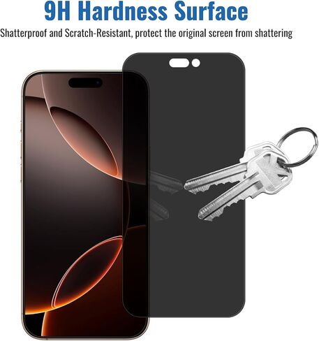 4 Pack Tempered Glass Screen Protector for iPhone 15 Pro Max [6.7 inch], Sensor Protection, Dynamic Island Compatible, 9H Tempered Glass Film, Anti-Scratch, Case Friendly, Easy Installation, in Saudi Arabia