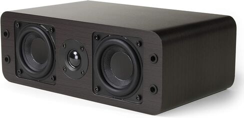 Micca OoO Center Channel Bookshelf Speaker with 3-Inch Woofers and Silk Tweeter (Dark Walnut, Each) (Renewed) in Saudi Arabia
