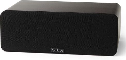 Micca OoO Center Channel Bookshelf Speaker with 3-Inch Woofers and Silk Tweeter (Dark Walnut, Each) (Renewed) in Saudi Arabia