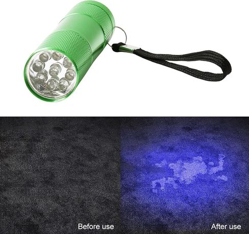 3 قطع 395 نانومتر من مصباح الأشعة فوق البنفسجية باللون الأسود، كاشف ضوء أسود صغير 9LED بالأشعة فوق البنفسجية لبول الكلاب/القطط والحيوانات الأليفة، والبقع الجافة، وأقلام حبر غير مرئية (البطارية غير متضمنة) in Kuwait