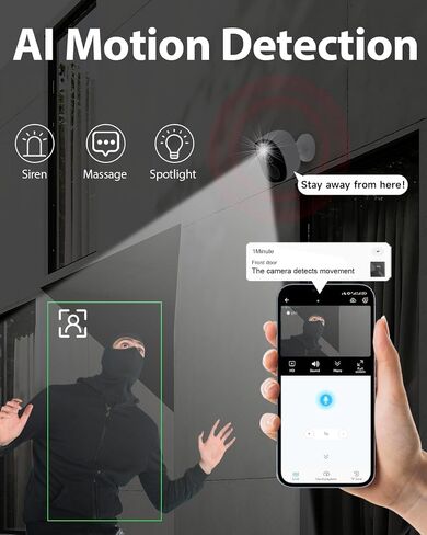 4Pack Solar Security Cameras Wireless Outdoor, Outdoor Cameras for Home Security, Home Camera with Motion Detection Alarm Floodlight Color Night Vision 2-Way Audio Waterproof,IP65 SD/Cloud in Kuwait