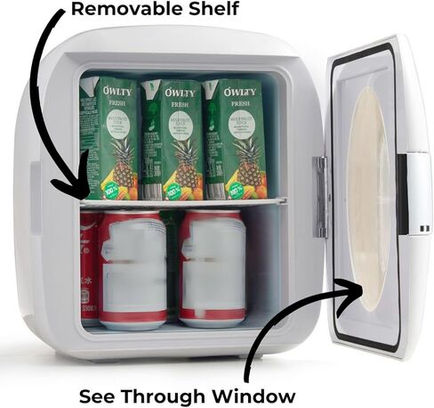 ثلاجة صغيرة من اوبر UB-XL1-SILVER، 9 لتر in Kuwait