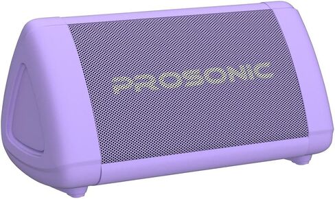 Prosonic BT3 Portable Wireless Bluetooth Speaker with 10W Stereo Sound & Bass Boost -Rich Sound & Intense Bass -Bluetooth 5.0 -Microphone -IPX5 - in & Outdoor Speaker (Purple) in Saudi Arabia