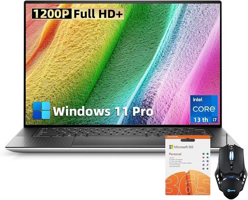 Dell Newest XPS 15 Business Laptop - with Microsoft Office Lifetime License, Intel 10-Core i7-13620H, 15.6" FHD+ 500 nit Display, 16GB DDR5, 1TB SSD, Arc Graphics A370M, Wifi 6, Backlit KB, Win 11 Pro in Saudi Arabia