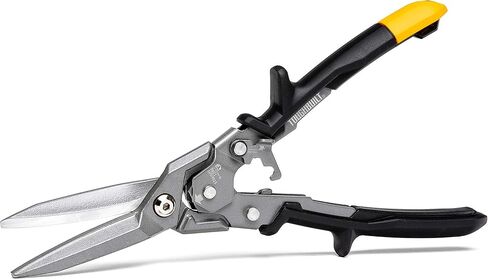ToughBuilt - Straight Long Cut Aviation Snips - One Handed Lock Operation - (TB-H4-60-SL) in Saudi Arabia