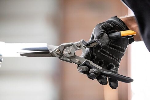 ToughBuilt - Straight Long Cut Aviation Snips - One Handed Lock Operation - (TB-H4-60-SL) in Saudi Arabia