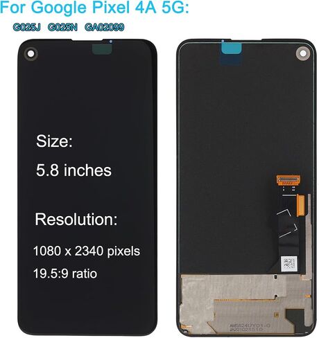 استبدال شاشة OLED لـ Google Pixel 4A 5G 6.2 بوصة GD1YQ G025I G025E G025H G6QU3 شاشة LCD تعمل باللمس محول الأرقام مع أدوات in Saudi Arabia