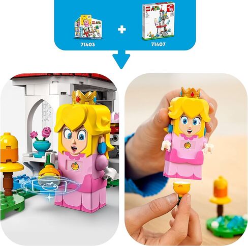 LEGO Super Mario Cat Peach Suit and Frozen Tower Expansion Set 71407 Building Toy Set for Kids, Boys, and Girls Ages 7+ (494 Pieces) in Saudi Arabia