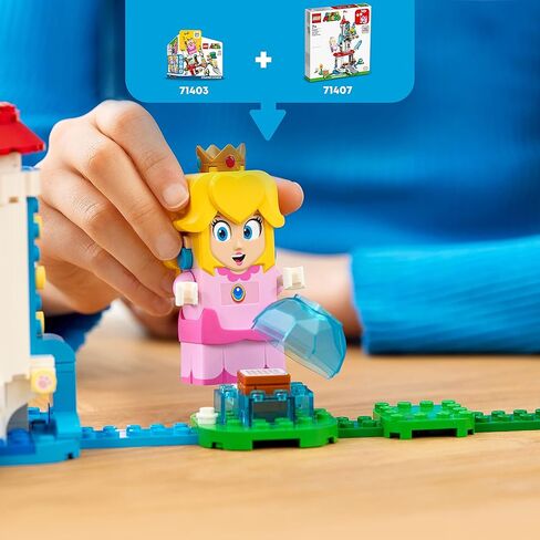 LEGO Super Mario Cat Peach Suit and Frozen Tower Expansion Set 71407 Building Toy Set for Kids, Boys, and Girls Ages 7+ (494 Pieces) in Saudi Arabia