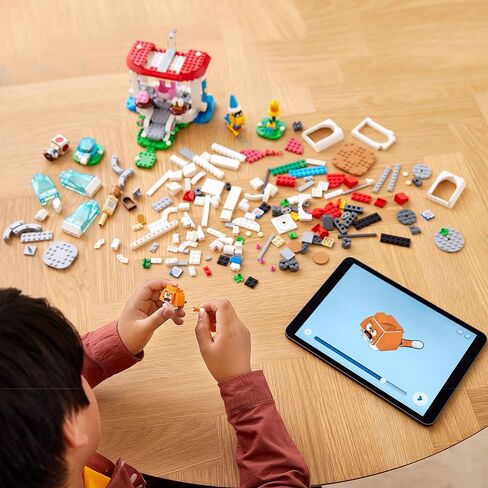 LEGO Super Mario Cat Peach Suit and Frozen Tower Expansion Set 71407 Building Toy Set for Kids, Boys, and Girls Ages 7+ (494 Pieces) in Saudi Arabia