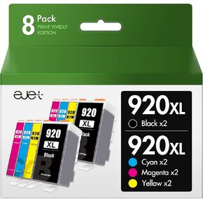 خرطوشة حبر بديلة 902XL متوافقة مع خرطوشة حبر اتش بي 902 902XL (احدث رقاقة) (3 قطع) تعمل مع طابعات اوفيس جيت برو 6968 6978 6962 6958 6954 6960 من ايجيت (1 اصفر 1 ارجواني ماجنتا 1 سيان)