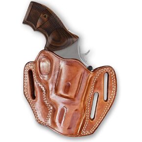 Premium Leather Pancake Holster Fits, Smith & Wesson Performance Center Model 629 .44 Magnum 6-Shot 2-5/8" Barrel, Unfluted Cylinder, Right Hand Draw, Brown Color #5489#