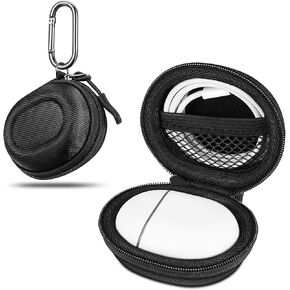 Fintie Carrying Case for Google Pixel Buds Pro 2 / Pixel Buds Pro/Pixel Buds A-Series/Pixel Buds 2 - Protective Hard EVA Shockproof Storage Portable Travel Cover Bag with Carabiner, Black