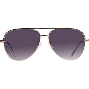 EVEE Fashionable Metal Aviator Sunglasses with Oversize Flat Reflective Mirror Lenses (GEMINI) in Saudi Arabia
