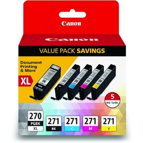 Canon PGI-270XL/CLI-271 5 Color Value Pack