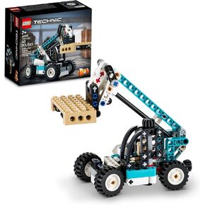 LEGO Technic Telehandler 42133 Model Building Kit; 2-in-1 Toy Designed for Kids Who Love Truck Toys; Rebuilds into a Tow Truck Toy Model; for Ages 7+ (143 Pieces)