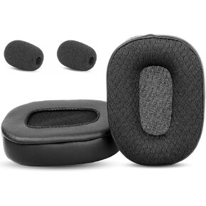 Breathable Replacement Earpads Cushions Compatible with VXI BlueParrott B450XT/B450-XT/S450-XT/S450XT Headset Ear Pads with Breathable Fabric Foam