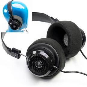 Bowl Shape Over Ear Pads Compatible with Grado SR60 SR80 SR125 SR225 SR325 PS500 GS1000 PS100 PS1000 PS500 PS500E RS1 RS2 Alessandro M1 M2 MPRO Warmer Sound Boosted Lows Velour
