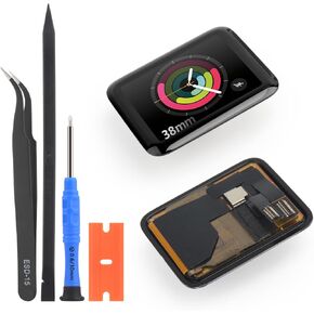 LCD Display for Apple Watch Series 1 Screen Replacement for Apple Watch Series 1 Screen Protector Touch Screen Digitizer Assembly with Tools (38mm)