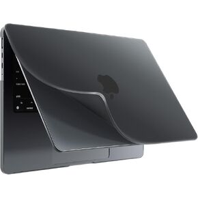 BlueSwan Soft Case Compatible with MacBook Pro 16 inch Case 2024-2021 Model M3 A2991 A2780 A2485 M2 M1 Pro/Max with Touch ID, Shatterproof PP and Matte Anti-Fingerprint Protective Case, Matte Black