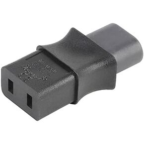 IEC 320 C8 to IEC 320 C9 2-pin Connector AC Adapter (C8 to C9)