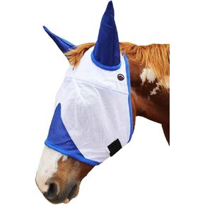 CHALLENGER Equine Horse Flymask Summer Spring Airflow Mesh Pink 732v1