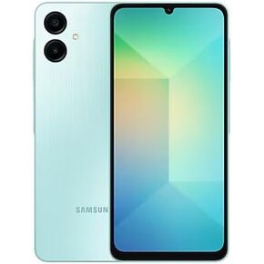 SAMSUNG Galaxy A06 4G LTE (128GB + 4GB) Latin Version SM-A065M/DS (Tmobile Metro Mint & Global) 6.7" Dual Sim 50MP Dual Cam + (Wall 25W Dual Port Bundle) (Light Green SM-A065M/DS Model)