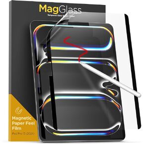 magglass Screen Protector for iPad Pro 13 Inch M4 (2024 Release) Matte Ani Glare Tempered Glass Display Guard (iPad Pro 13")
