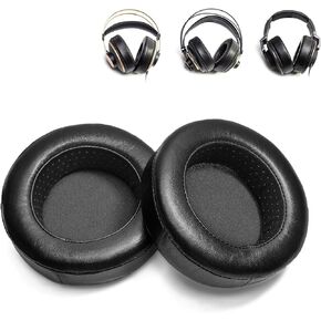 Pure Lambskin Ear Pads Compatible with AKG K52 K72 K92 K240 K241 K271 K272 K550 K551 K553 Headphone Sheepskin Earpads Cushion for K 52 72 92 240 241 271 272 550 551 553 S MKII MK2 Headset