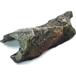 kathson Aquarium Decoration Cave Resin Reptile & Amphibian Habitat Hideouts Betta Fish House Decor Tank Accessories for Small Gecko Fish Shrimp Bearded Dragon Lizard Snake Turtle Tank