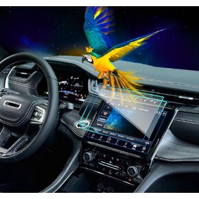 2pcs 2024 Grand Cherokee L Durango Pacifica Screen Protector 10.1Inch 2024 2023 2022 2021 Grand Cherokee L/Durango/Chrysler Pacifica Screen Protector 2023 Durango Accessories