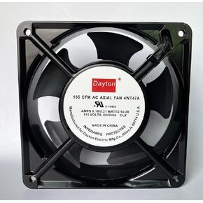 4WT47A 105CFM AC AXI AL Fan AMPS 0.18/0.21 WATTS 18/20 115 Volts for 4WT47A 12CCM 12038 Fan