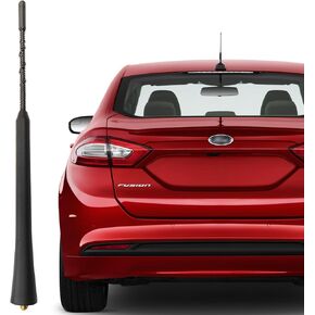 9 Inch Antenna for Ford Fusion (2013-2019), Ford Fusion Antenna, Flexible Rubber Antenna Replacement Mast for Ford Fusion 2013 2014 2015 2016 2017 2018 2019, Black