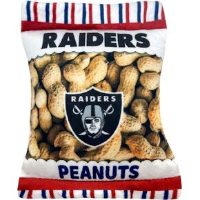 Pets First NFL Denver Broncos Crinkle FINE Plush Dog & CAT Squeak Toy - Cutest Stadium Peanuts Snack Plush Toy for Dogs & Cats with Inner Squeaker & Beautiful Baseball Team Name/Logo