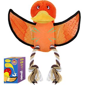 PetiFine Dog Toys, Squeaky Dog Toys for Aggressive Chewers, Stuffed Animals Dog Toys to Keep Them Busy, Interactive Tug of War Dog Toy for Small, Medium and Large Dogs