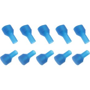 10 PCS Water Bag Bite Valve Replacement Mouthpiece Silicone Water Bag Valve Dust Cover Blue Water Bag Valve Replacement Parts for Outdoor Sports Occasions