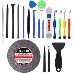 MMOBIEL 24 in 1 Professional Repair Toolkit Screwdriver Set incl 2mm Adhesive Tape for various Smartphones and Tablets