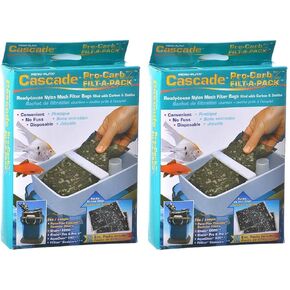 Penn-Plax (عبوتان) مرشح علبة Cascade Pro-Carb لأحواض السمك (2 مرشحات لكل عبوة / 4 إجماليًا) in Kuwait