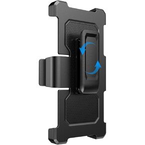 for Samsung Galaxy Z Fold 6 Belt Clip, Rugged Durable Sturdy 360° Rotatable Belt Clip Compatible with Galaxy Z Fold 6 5G 2024, Black