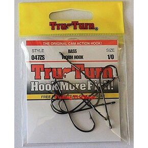 Tru Turn Hk 8-Pack Brz Bass Worm 047zs1/0 7 Hooks Per Bag047zs-1/0