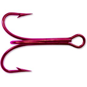 Mustad 3551 Classic Treble Standard Strength Fishing Hooks | Tackle for Fishing Equipment | Comes in Bronz, Nickle, Gold, Blonde Red