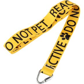 JXGZSO Reactive Dog Leash Dot Not Pet Working Dog Leash Service Dog Leash Wrap (Reactive not Aggressive DL)