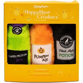 ZippyPaws Happy Hour Crusherz - Halloween Three Pack
