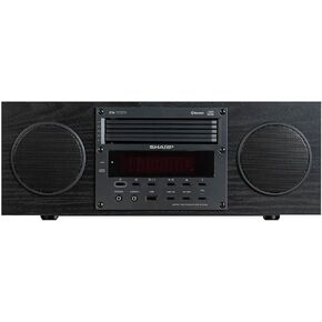 Sharp CD-BH350 Micro Audio Component System with 5 CD Changer, Bluetooth, FM Radio & USB Playback - 50 Watts RMS