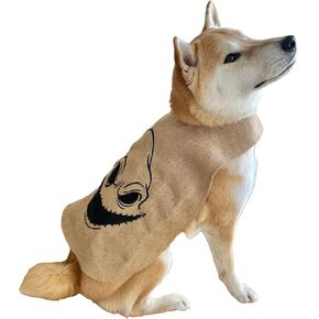 ComfyCamper Dog Burlap Monster Cape Costume - Small XLarge XXL Spooky Cosplay Halloween Christmas Costumes, L