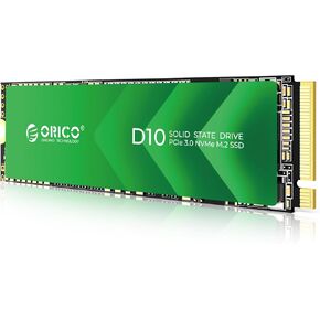 ORICIO 256GB M.2 NVMe SSD, PCIe Gen3x4 2280 SSD - Up to 2400MB/s, Internal Solid State Drive with TLC NAND Flash, Compatible with Raspberry Pi 5 Desktop Laptop - D10