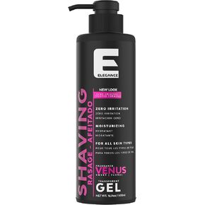 Elegance Transparent Shaving Gel Venus 67.62 Oz, Clear